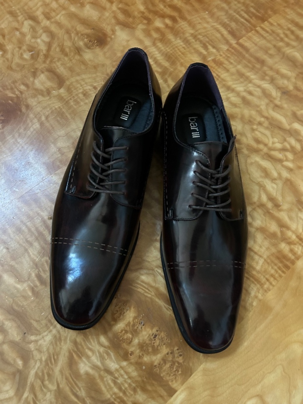 Bar III Men’s Oxford Captoe Dress Shoes Size 12 - Picture 2 of 8